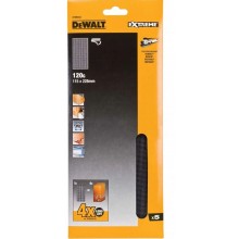 DeWALT DTM8552 Arkusz ścierny 115x228 mm K120, 5 szt.