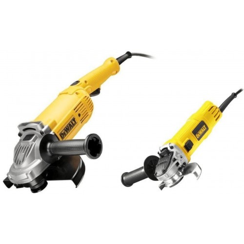 DeWALT DWE492DUO2 Zestaw szlifierek kątowych (DWE492+DWE4157) (230mm/125mm)(2200W/900W)