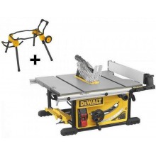 DeWALT DWE7492S – Piła stołowa ze stojakiem mobilnym do precyzyjnego cięcia