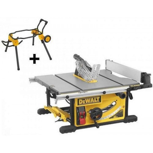 DeWALT DWE7492S – Piła stołowa ze stojakiem mobilnym do precyzyjnego cięcia