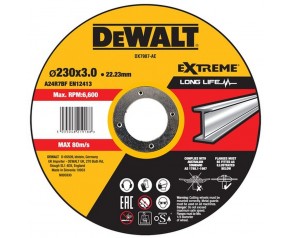DeWALT DX7987 Tarcza do cięcia metalu 230x22,2 mm, wypukła