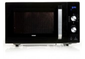 DOMO Kuchenka mikrofalowa 800W, czarna/srebrna DO2924