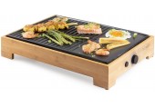DOMO Bamboo Style Elektryczny grill stołowy Plancha (42x28cm/1800W) DO9271G