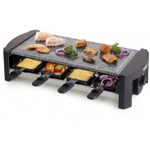 DOMO Raclette grill elektryczny z naturalnego kamienia, 1300W DO9039G