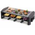 DOMO Raclette grill elektryczny z naturalnego kamienia, 1300W DO9039G