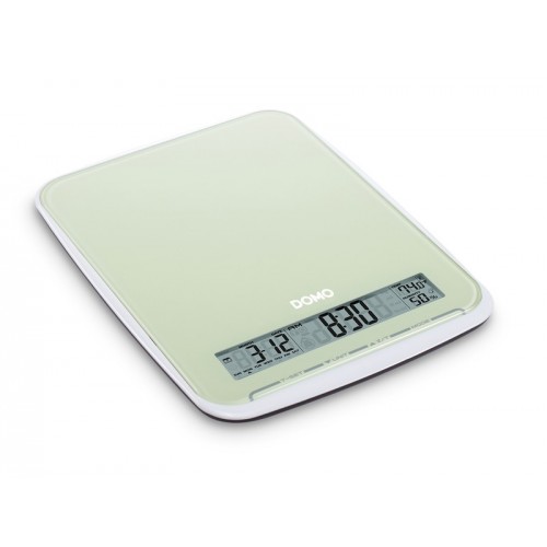 DOMO Kuchenna waga szklana do 10 kg - zielona DO9107W DOMO Kuchenna waga szklana do 10 kg - zielona DO9107W