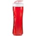 DOMO Duża butelka do smoothie blendera 600ml, czerwona DO434BL-BG