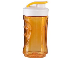 DOMO Mała butelka do smoothie blendera, 300ml, pomarańczowa DO435BL-BK