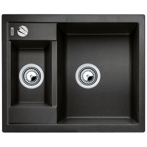 BLANCO METRA 6 S Silgranit® zlewozmywak z korkiem aut. antracyt 516165