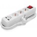 ERBA Przedłużacz 1,4 m, 3 x gniazdka, 2 x USB ER-27004