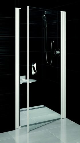 RAVAK Elegance ESD1-90 L Drzwi prysznicowe biel+transparent 0EL70100Z1
