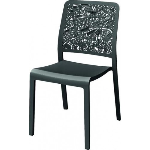 EVOLUTIF CHARLOTTE City Krzesło ogrodowe, ciemny szary 17200302