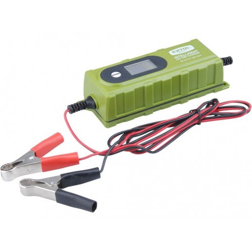 EXTOL CRAFT Prostownik do akumulatorów 6stopniowy z LCD, sterowany mikroprocesorem, 3,8A 4 EXTOL CRAFT Prostownik do akumulatorów 6stopniowy z LCD, sterowany mikroprocesorem, 3,8A 4