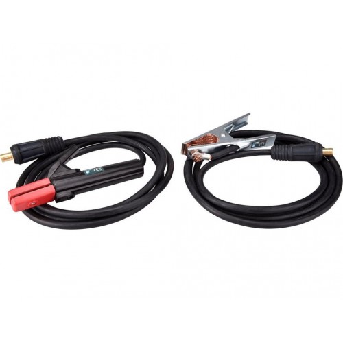 EXTOL INDUSTRIAL Kable do spawarki 160A, zestaw 2szt 8798221