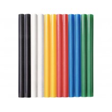 EXTOL CRAFT Klej do pistoletu sztyfty 7,2x100mm 12szt mix kolorów 9908