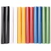 EXTOL CRAFT Klej do pistoletu kolorowy 11x100mm, 12szt mix kolorów 9909
