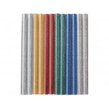 EXTOL CRAFT Klej do pistoletu sztyfty 7,2x100mm 12szt mix kolorów 9910