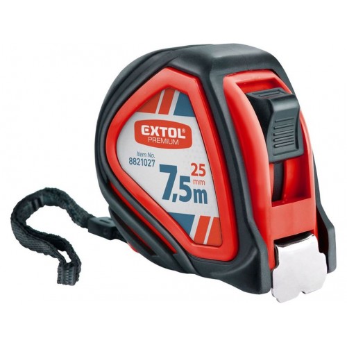 EXTOL PREMIUM Taśma miernicza, metr zwijany, 7,5m, 25mm 8821027