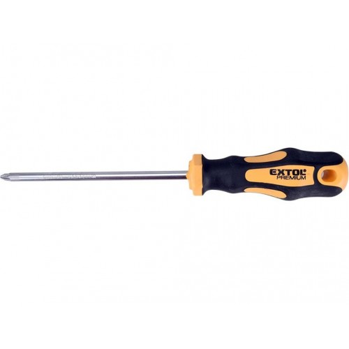 EXTOL PREMIUM Śrubokręt krzyżakowy PZ 2x125mm CrV 8819237 EXTOL PREMIUM Śrubokręt krzyżakowy PZ 2x125mm CrV 8819237