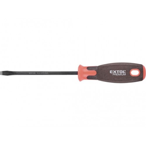 EXTOL PREMIUM SUPERGRIP Śrubokręt płaski (-) 8x150mm CrV 8819268 EXTOL PREMIUM SUPERGRIP Śrubokręt płaski (-) 8x150mm CrV 8819268