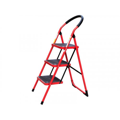 EXTOL PREMIUM Stalowa drabina wolnostojąca z 3 stopniami 8849031