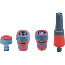 EXTOL PREMIUM Zestaw złączek do węża 4szt, 1/2" 8876490