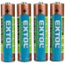 EXTOL Energy Baterie alkaliczne AAA, EXTOL ENERGY ULTRA + 1,5V, 4szt - 42010