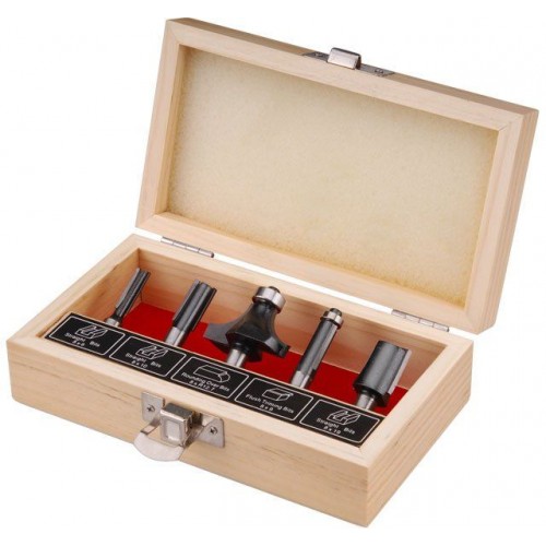 EXTOL CRAFT Frezy do drewna widiowe, zestaw 5szt 44025 EXTOL CRAFT Frezy do drewna widiowe, zestaw 5szt 44025