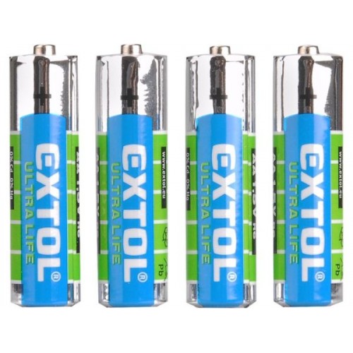 EXTOL ENERGY Baterie cynkowo-chlorkowe, 4szt, 1,5V AAA (R6) 42001 EXTOL ENERGY Baterie cynkowo-chlorkowe, 4szt, 1,5V AAA (R6) 42001
