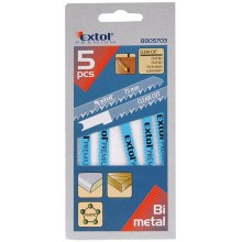 EXTOL PREMIUM Brzeszczoty do wyrzynarki, 5szt 8805703