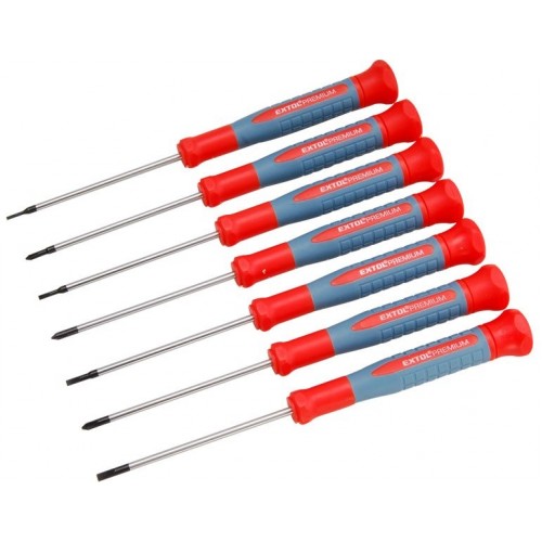 EXTOL PREMIUM Zestaw śrubokrętów precyzyjnych, 7szt 8819180