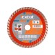 EXTOL PREMIUM Tarcza diamentowa do ciecia 180x22,2mm TURBO - 108754