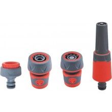 EXTOL PREMIUM Zestaw złączek do węża 4szt, 3/4" , PP,ABS 8876491