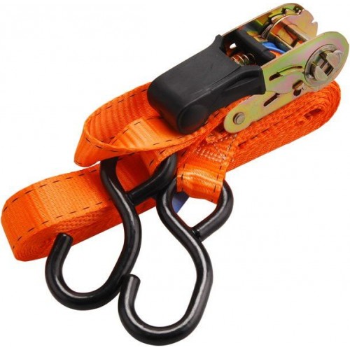 EXTOL CRAFT Pas mocujący z zaczepami i grzechotką 5m x 25mm, maks. 800kg, GS 8861131 EXTOL CRAFT Pas mocujący z zaczepami i grzechotką 5m x 25mm, maks. 800kg, GS 8861131