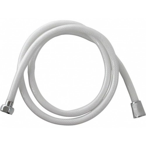 VIKING Wąż prysznicowy, biały 150 cm PVC 630226 VIKING Wąż prysznicowy, biały 150 cm PVC 630226