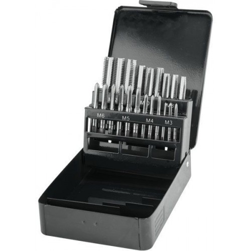 EXTOL CRAFT gwintowniki M3-M12, zestaw 21 szt. 29301 EXTOL CRAFT gwintowniki M3-M12, zestaw 21 szt. 29301