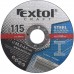 EXTOL CRAFT Zestaw tarcz do ciecia metalu 115x2,5x22,2mm, 5 szt 108010
