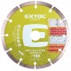 EXTOL CRAFT tarcza diamentowa 230x22, 2mm SEGMENTOWA - cięcie na sucho 108815