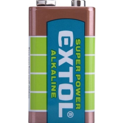 EXTOL Energy Bateria alkaliczna 9V (6LR61), 1szt – 42016