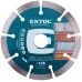 EXTOL INDUSTRIAL Tarcza diamentowa segmentowa do cięcia na sucho GRAB CUT 125x22,2mm, 8703