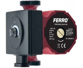 FERRO GPA II 25-6-130 Pompa cyrkulacyjna 0604W