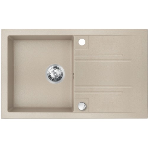 FERRO MEZZO II Zlewozmywak kuchenny, 780x480mm, piasek DRGM48/78SA FERRO MEZZO II Zlewozmywak kuchenny, 780x480mm, piasek DRGM48/78SA