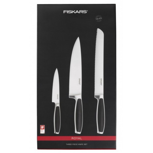 Fiskars Royal Zestaw 3 noży kuchennych 1016464