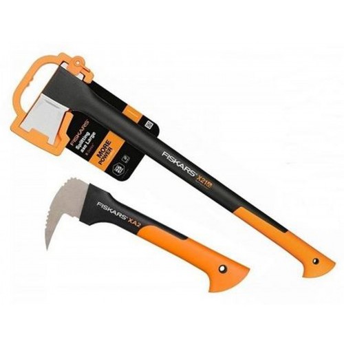 FISKARS Zestaw siekiera X21 + sapina XA2 1025438