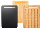 Fiskars Functional Form Bambusowy zestaw desek do krojenia 35x25x3,8cm 1057550