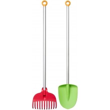 Fiskars My First Dziecięcy szpadel i dziecięce grabie do liści 1063038