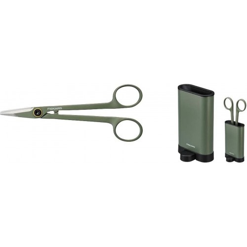 Fiskars Plant Care Nożyczki ogrodowe z ostrym czubkiem i etui, 16 cm 1075315