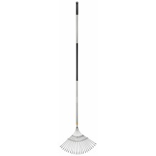 Fiskars Ergonomic Grabie do liści trawy mchu metalowe wachlarzowe, 187cm 1076977