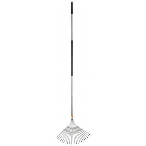 Fiskars Ergonomic Grabie do liści trawy mchu metalowe wachlarzowe, 187cm 1076977