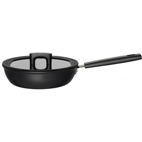 Fiskars Hard Face Patelnia szefa kuchni z pokrywką 24 cm 1020879 Fiskars Hard Face Patelnia szefa kuchni z pokrywką 24 cm 1020879